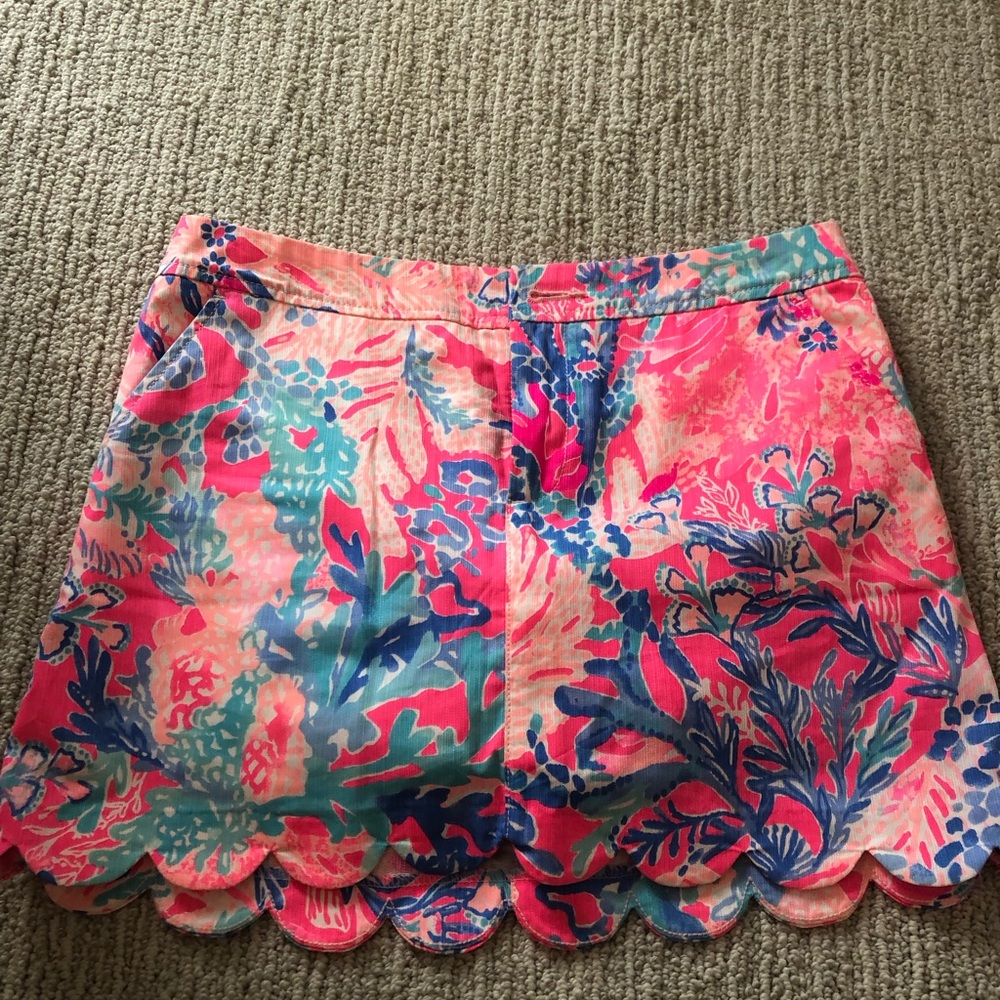 Lilly Pulitzer Pink and White Shorts